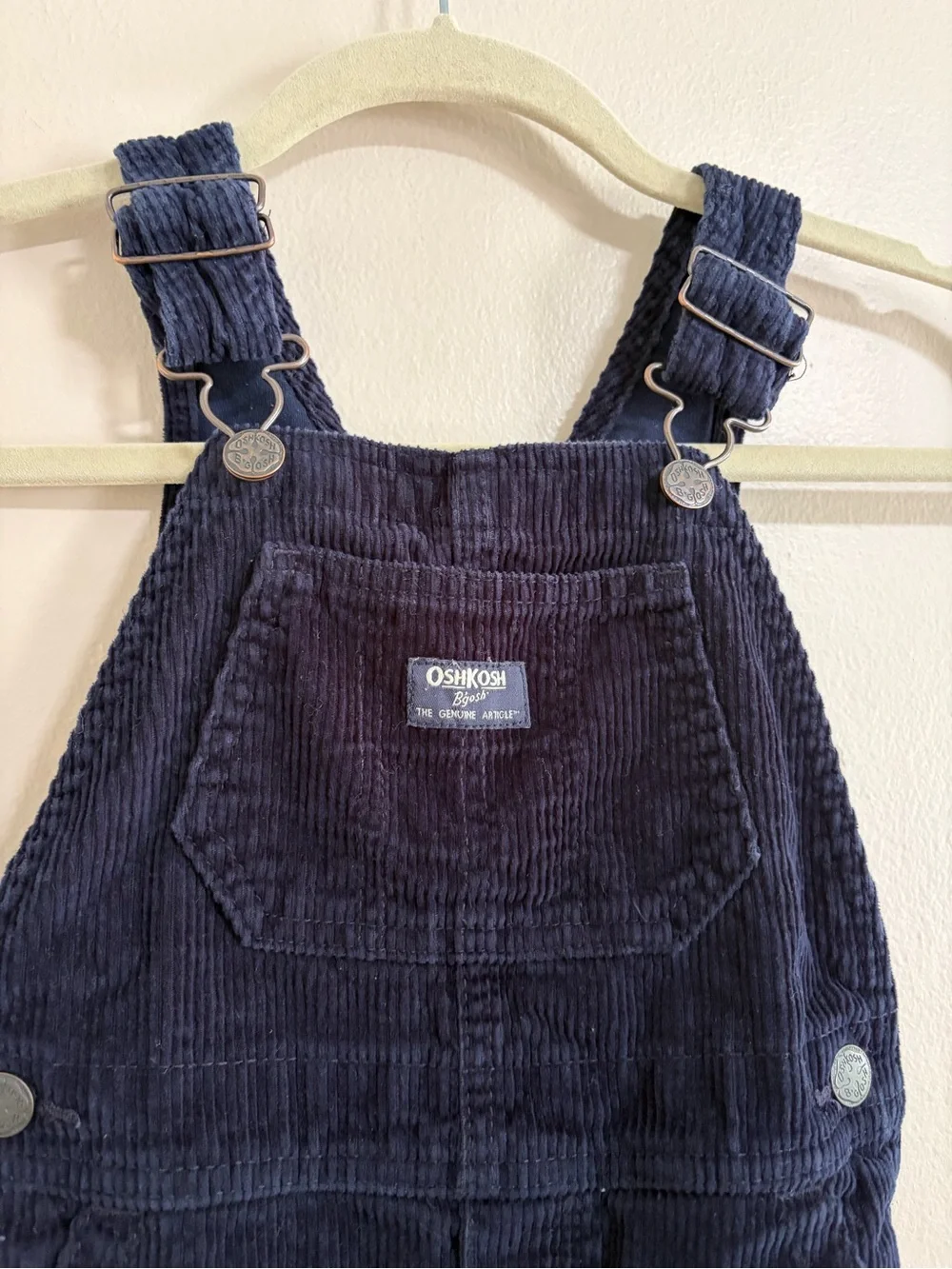 OshKosh B'gosh Navy Corduroy Kids Overalls Size 4T